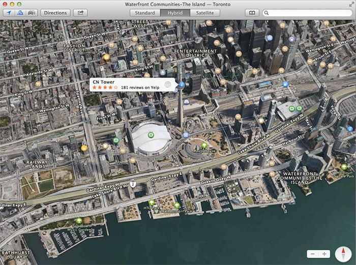Карты на MacOS Mavericks