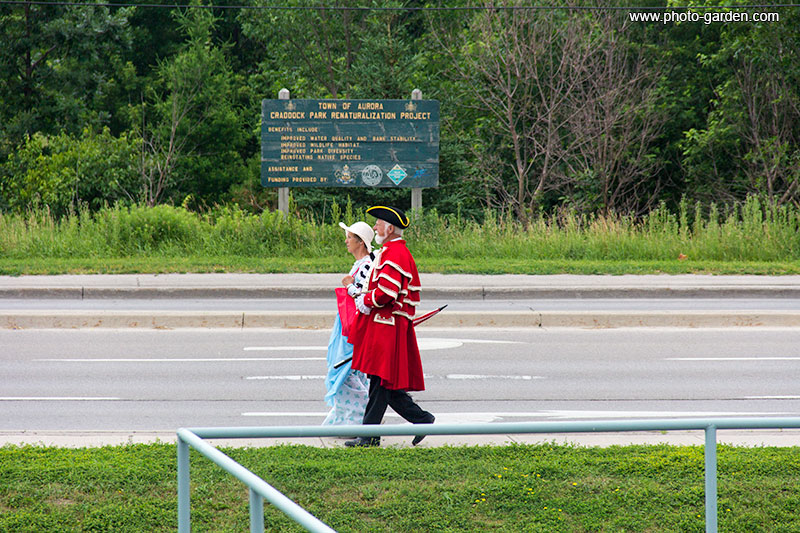 Канадцы на параде