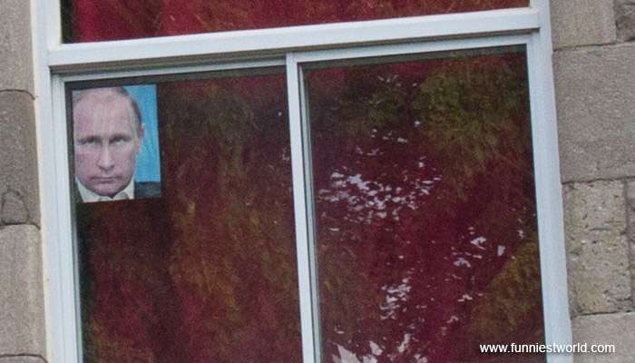 Путин на улице розовых фонарей