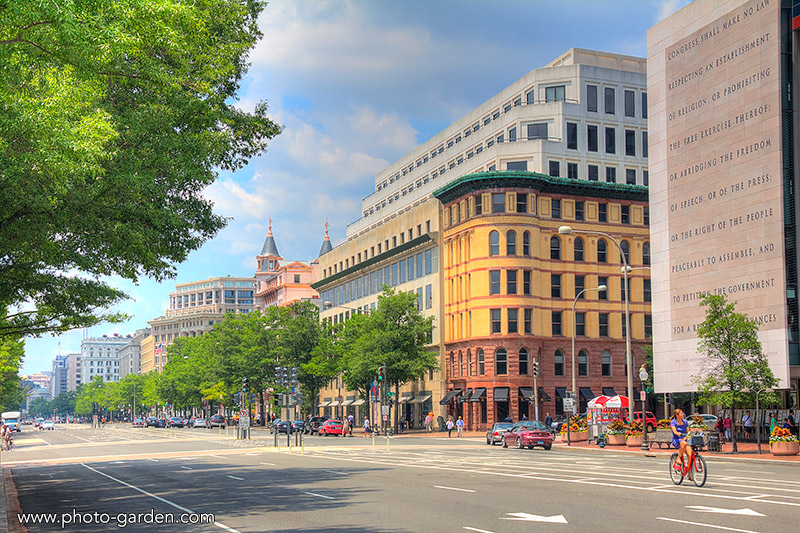 Улица в центре Вашингтоне