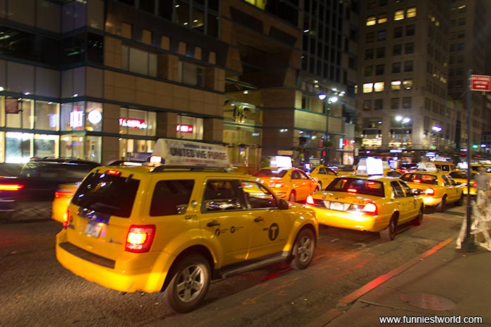 Дороги в Нью Йорке ночью