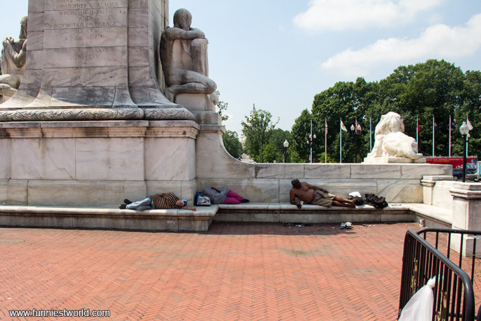 бомжи в Вашингтоне